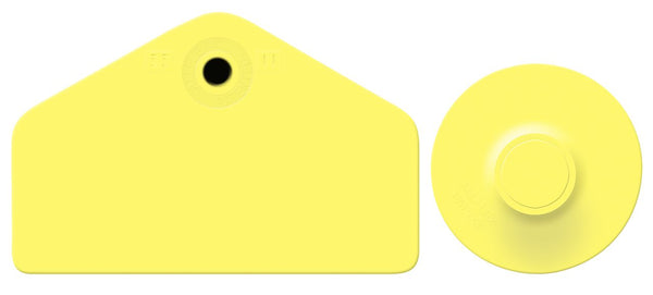 Allflex Allflex Hog Male Blank in bags of 25 - Yellow
