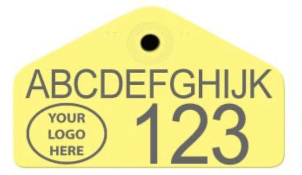 Allflex Allflex Hog Male Layout 16 - Yellow