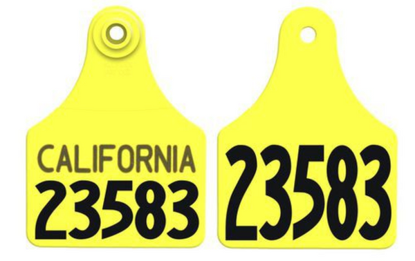Allflex Allflex Large Layout 2R - Yellow