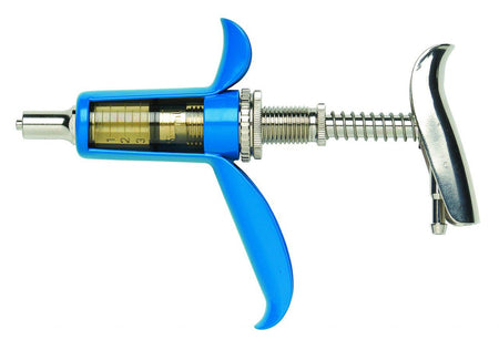 Allflex 2ml Bottle Mount Automatic Self-Filling Syringe - For Cattle, Sheep, Hogs (2EM-BT)